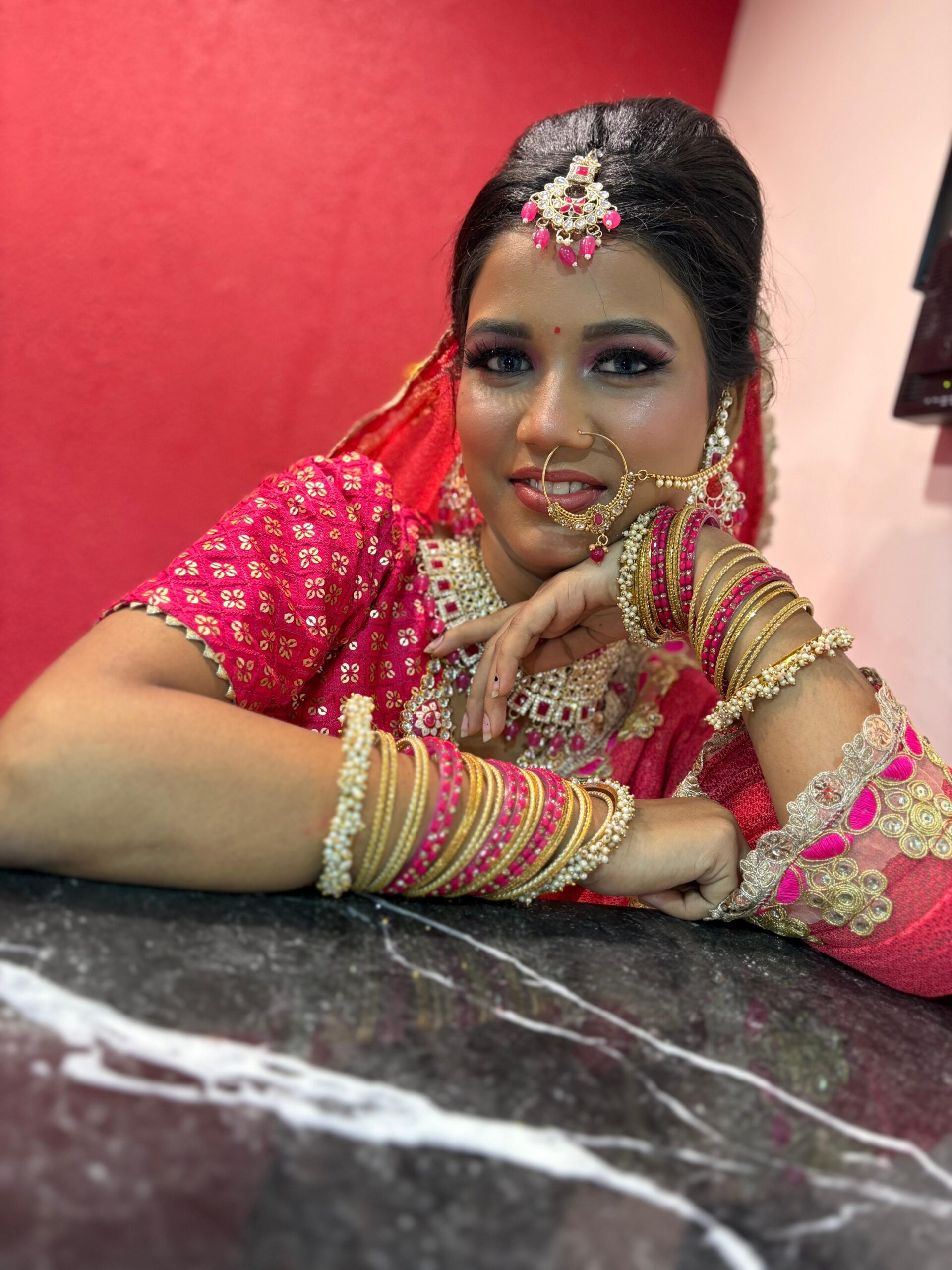 Student of Makeup Academy in Kolkata, Hair and Makeup classes student, learn makeup in Kolkata